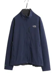 【お得なクーポン配布中!】 US企画 ノースフェイス APEX ソフトシェル ジャケット メンズ L / 古着 The North Face ストレッチ 裏 フリース ジャンパー フルジップ 紺