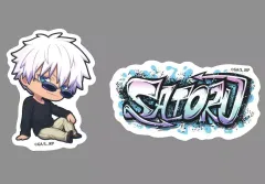 【中古】シール・ステッカー 五条悟 「呪術廻戦 『渋谷事変を体感せよ』 東急グループ×呪術廻戦 Pop-up Store トレーディングダイカットステッカー デフォルメver.B版」