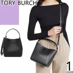 トリーバーチ TORY BURCH バッグ ショルダーバッグ ハンドバッグ スモール マグロウ バケットバッグ レディース 2way ブランド 斜めがけ 大人 軽量 上品 軽い 革 本革 黒 ブラック SMALL MCGRAW BUCKET BAG 74956