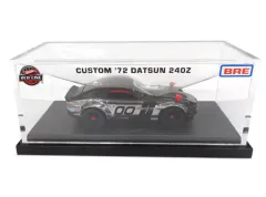 【中古】ミニカー 1/64 CUSTOM ’72 DATSUN 240Z(シルバー×ブラック×オレンジ) 「Hot Wheels」 [HNL17]