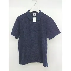 ◇ Arnold Palmer アーノルドパーマー ドット柄 半袖 ポロシャツ サイズ4 ネイビー ピンク メンズ  【中古】 【1203110000727】