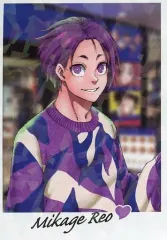 【中古】キャラカード 御影玲王 特製フォト風カード 「ブルーロック×ツリービレッジカフェ」 グッズ購入特典