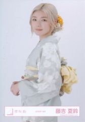 櫻坂46 藤吉夏鈴 2025 浴衣　直筆サイン入り生写真 Amazon.co.jp: 櫻坂46 藤吉夏鈴 生写真 浴衣 ヨリ 直筆 サイン : おもちゃ
