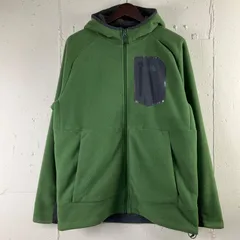 THE NORTH FACE ノースフェイス フリースジャケット パーカー アウトドア ジャケット メンズL 古着 緑 くすみグリーン【f231204001】