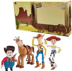 【Disney100】トイストーリー2 ウッディのラウンドアップ フィギュア4体セット マテル