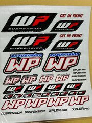 ★アウトレット★新品 MotoGP SBK WPサスペンション レーシング ステッカー 24 x 28 cm シール デカール グッズ アクセサリー