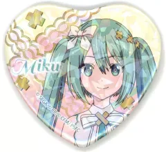 【中古】バッジ・ピンズ 開かれた窓のセカイの初音ミク キラキラビッグハート型缶バッジVol.3(EX) 「劇場版プロジェクトセカイ 壊れたセカイと歌えないミク」