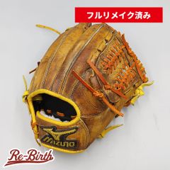 【フルリメイク済み (高校野球対応)】 ミズノ 硬式グローブ / 内野手用 型付け済み (mizuno グラブ) [WE1203]