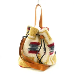 ペンドルトン PENDLETON ボア ドロー ポーチ Boa Draw Pouch ショルダーバッグ ハンドバッグ 巾着 2WAY 総柄 マルチカラー /TKのサムネイル