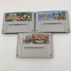 【K-0941】SFC スーパーファミコン ドンキーコングシリーズ 3本セット 動作確認済み