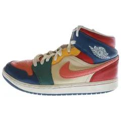 NIKE (ナイキ) WMNS AIR JORDAN 1 MID SE MULTI-COLOR DN3738-400 エアジョーダン1 マルチカラー ミッド カット スニーカー US9.5/26.5cm