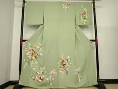 千總 グレー地 椿 短冊 金駒刺繍 三越誂え 千總 グレー地 椿 短冊 金駒刺繍 三越誂え