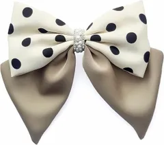 【在庫処分】[HQYOULE]バレッタ 大きめ バレッタクリップ 髪飾り ヘアピン 蝶結び ヘアークリップ ヘアーアクセサリー リボン お姫様 お茶会 lolita髪飾り 可愛い 人気 おしゃれ 髪留め 通勤 婚式 和装 卒業式 お祝い 成人式髪飾 (