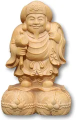 黄楊ミニ精細彫刻《三福神》(高さ約10cm) {整理番号:AZ051} 黄楊ミニ精細彫刻《三福神》(高さ約10cm) {整理番号:AZ051} - メルカリ