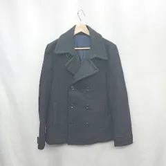 ◇ ⊇ STUDIOUS ステュディオス 長袖 ピーコート サイズ表記なし ブラック レディース E  【1502180084003】