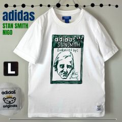 アディダス オリジナルス×NIGO/adidas Originals by NIGO★スタンスミスTシャツ★コラボ★adidas×NIGO Stan Smith S/S Tee ニゴー★メンズL  #2505M050