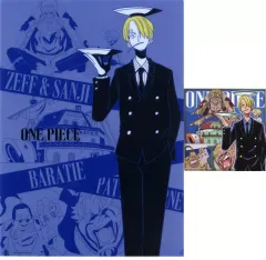 【中古】クリアファイル サンジ/他 A4クリアファイル＆ステッカー 「一番くじ ワンピース ROAD TO DAWN-冒険への軌跡-」 H賞