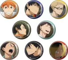 【中古】バッジ・ピンズ 全8種セット 「ハイキュー!! 百面相缶バッジ」