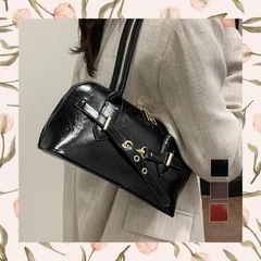 フェイクレザートートバック