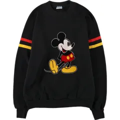 古着 80年代 ディズニー DISNEY MICKEY MOUSE ミッキーマウス キャラクタースウェットシャツ トレーナー USA製 メンズL相当/eaa579272