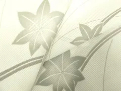 平和屋着物＊夏物　洗える最高級着物　＜英＞はなぶさ謹製　小紋　絽　楓芝文　洗える着物　DAAW0280op