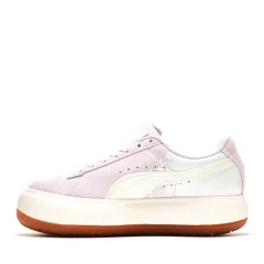 PUMA SUEDE MAYU WNS NERDY ATMOS PINK PURPLE 厚底スニーカー