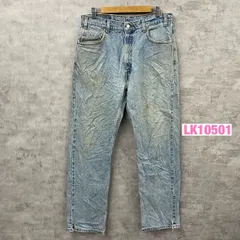 Levi's505R ライトブルー レギュラー ストレート デニム パンツ ジーパン W36L30 実寸W32in 赤タブ 505-4891 リーバイス 古着 LK10501