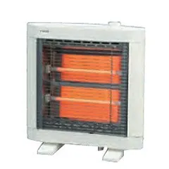 【動作確認済】【中古】本体のみ ユアサプライムス 電気ストーブ ホワイト AYA-D801D-W 2022年製