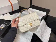 【今日特価】Chanel 23s Mini CF ハンドル ミニクラッシュフラップ
