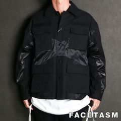 【FACETASM/ファセッタズム】NYLON PATCHWORK ARMY SHIRT / シャツジャケット / MIMI-SH-M01【メンズ】【送料無料】
