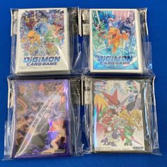 デジモンカード オフィシャルカードスリーブ 01 4種セット (各60枚入り)【S2】