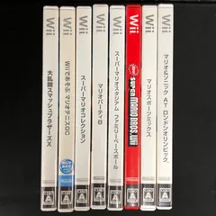 中古 Wii Nintendo マリオ系ソフト 8本セット