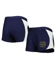 【送料無料】 アンダーアーマー レディース ハーフパンツ・ショーツ ボトムス Women's Navy Gold Notre Dame Fighting Irish Game Day Tech Mesh Performance Shorts Navy Gold