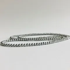 貝ベビーパール2Wayロングネックレス/約4.5mm約100cm/グレー/R/made in japan