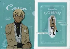 【中古】クリアファイル 安室透 A4クリアファイルセット(2枚組) 「セガ ラッキーくじ 名探偵コナン Trad style collection」 L賞