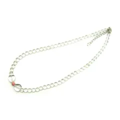 母の日ギフト ハート型 水晶10mm インカローズ4mm ネックレス 送料無料 天然石 パワーストーン