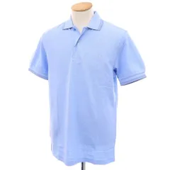 【中古】【未使用】フレッドペリー FRED PERRY コットン 鹿の子 半袖ポロシャツ ライトブルー【サイズS】【メンズ】
