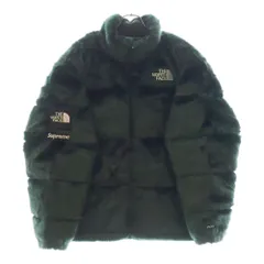 SUPREME (シュプリーム) 20AW×THE NORTH FACE Faux Fur Nuptse Jacket ノースフェイス ファー ヌプシ ダウンジャケット ND92001I グリーン