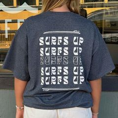 ★2025新作★人気★希少品 SURFERS COFFEE Tシャツ SURF'S UP 　ダークヘザー S～XLサイズ 送料無料 SST-SC-SUDH-S
