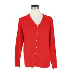 ☆ レッド ☆ ニットカーディガン pkkaishan001 ニット カーディガン vネック ニットカーディガン 長袖 サマーニット サマーカーディガン サマーカーデガン カーディガン ショート 羽織 ボレロ 春 夏 UVカット レディース オールシーズン