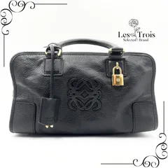 【セレブ愛用モデル】LOEWE ロエベ アマソナ ブラック 黒 ハンドバッグ  2025-057