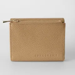 新品 ロンシャン LONGCHAMP 3つ折り財布 ル フローネ コンパクト ウォレット ビスキュイのサムネイル