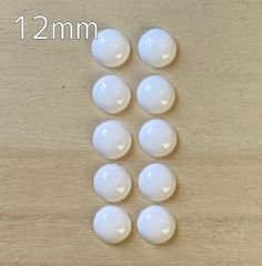 12mm デカールアイ　作製用　土台　5ペア