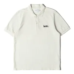 【美品】COACH コーチ ポロシャツ ベージュ サイズ:M | 25SS ホース アンド キャリッジ クラシック 鹿の子 ポロシャツ CT025 | トップス 半袖 ショート ハーフ スリーブ【メンズ】【中古】のサムネイル