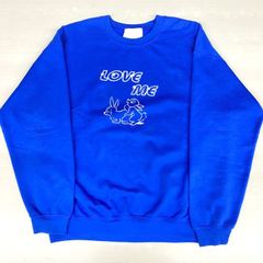 【東店77-1074-2505】【店舗併売】UNUSED ×BACK DOOR ×T-BONE FRETCHER アンユーズド スウェット ３サイズ ブルー