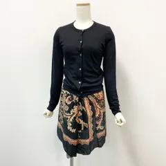 Sacai ボウタイカットソー ロンT ペイズリー柄 リネン混 サイズ2 210.jpg