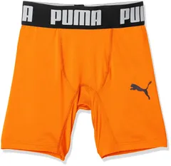 【新品・2営業日で発送】PUMA プーマ プーマ　コンプレッション　ジュニアショートタイツ　品番：６５６３３４　カラー：ＧＯＬＤＥＮ　ＰＯＰＰＹ?（０８...