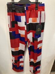 ◆Needles ニードルス トラックパンツ Mサイズ メンズ MR406 マルチカラー ブロック柄 中古◆13005★