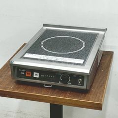 サンヨー 業務用電磁調理器 TIC-C212 2.0kW W300×D450×H115mm 単相200V 1口IHコンロ 卓上型 中古 厨房 ①