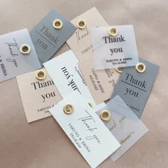 サンキュータグ♡結婚式♡プチギフト♡ウエディング